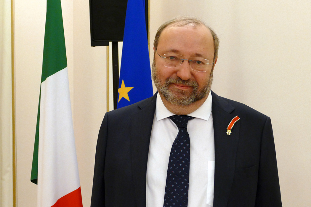 HSE Banking Institute Director Awarded Italian Order of the Star Illustration for news: HSE Banking Institute Director Awarded Italian Order of the Star